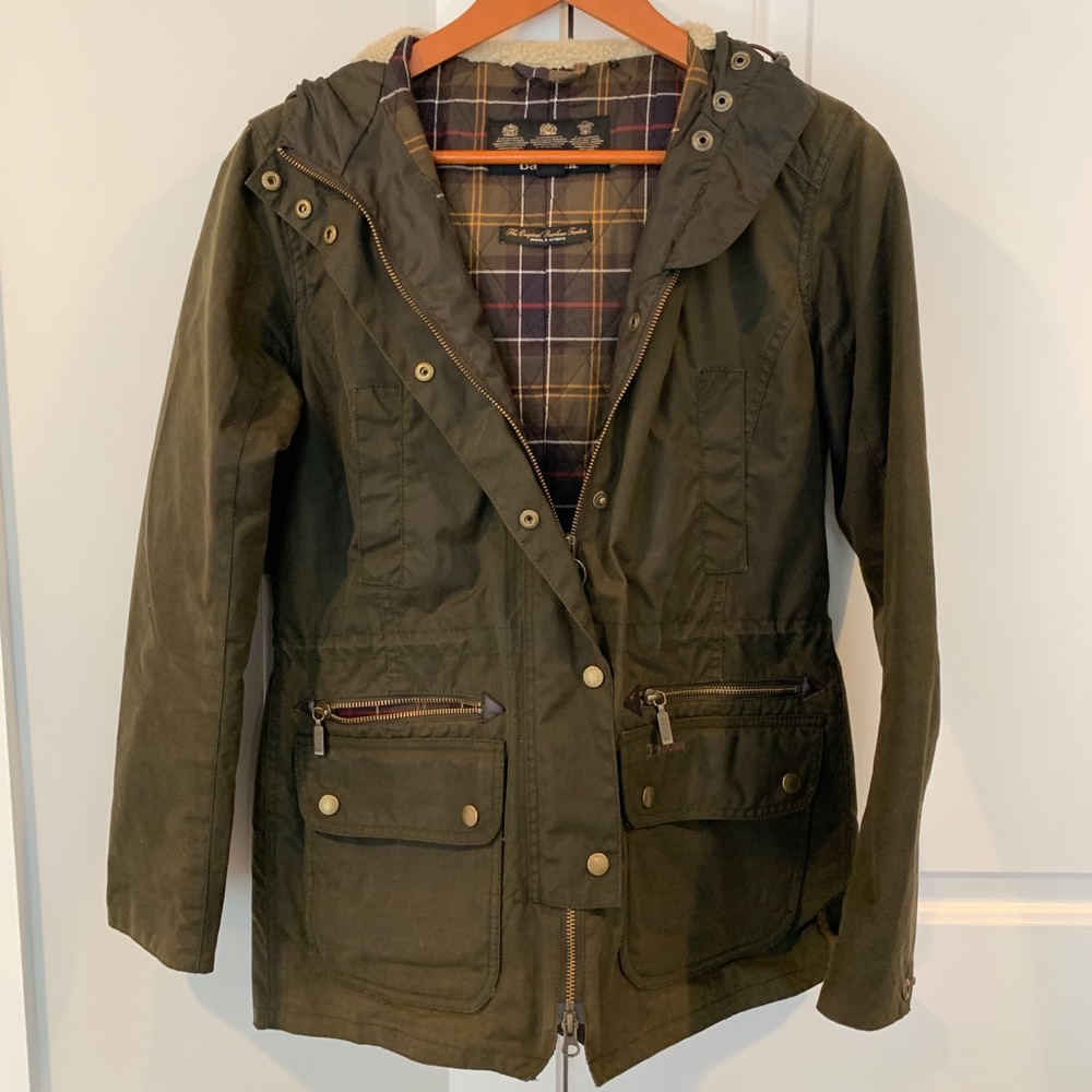 Barbour “Durham” waxed cotton jacket